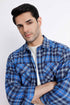 The Oversized Blue Flannel Shirt